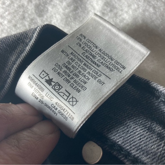 Hudson Los Angeles Gemma Lady Luck Short Midrise Cutoff Jeans Distressed Size 27 - Picture 10 of 10